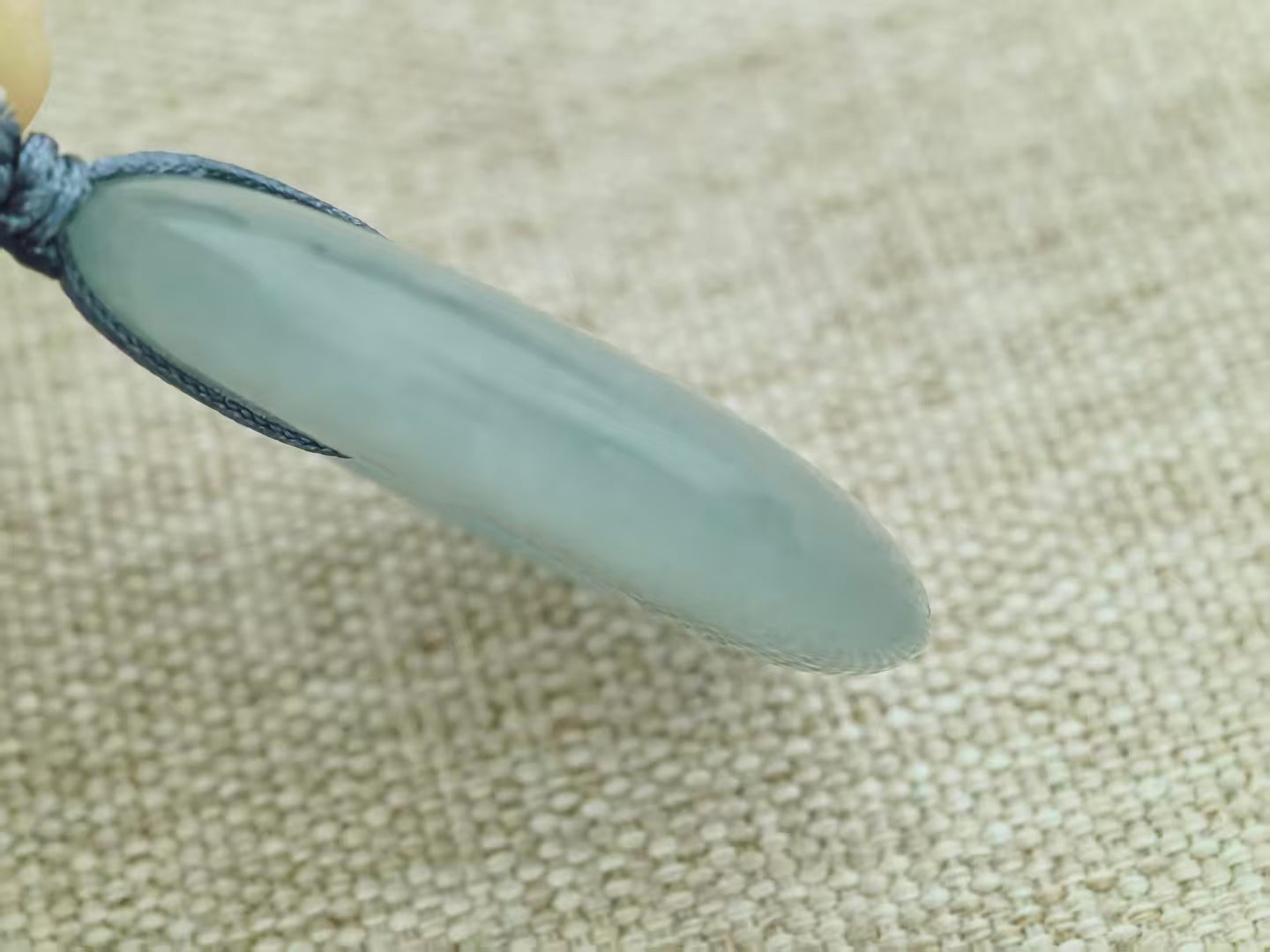 Natural Grade-A Green Glutinous Jadeite Peace Pendant · Burmese Jadeite