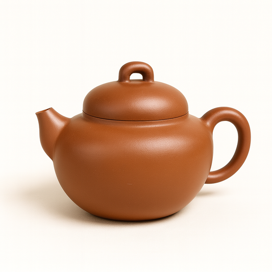 Yixing Zisha “Huanxi” Teapot 140ml – Handmade Zhuni Purple Clay Teapot