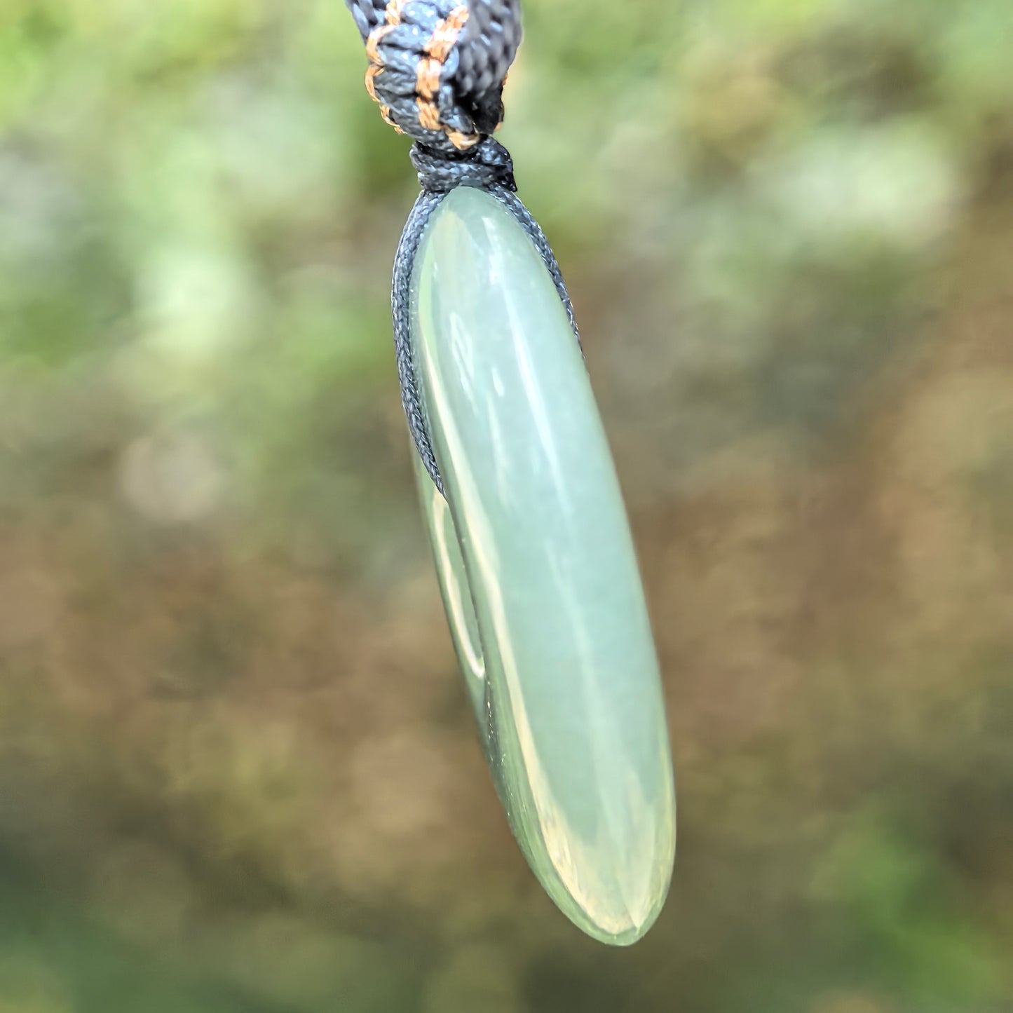 Natural Grade-A Green Glutinous Jadeite Peace Pendant · Burmese Jadeite