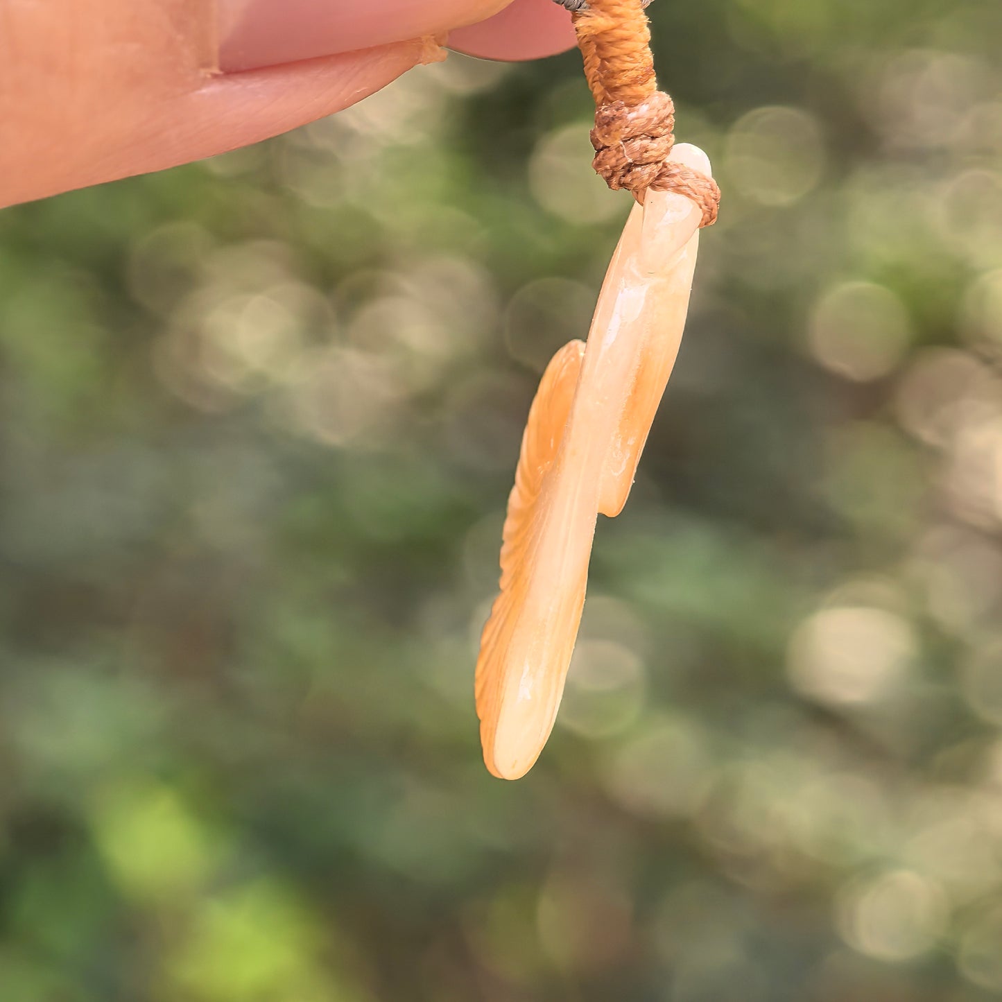 Natural Grade-A Jadeite Glutinous-Icy Yellow Ginkgo Leaf Pendant · Burmese Jade